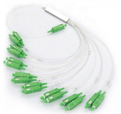 APC 1 Sc εισήγαγε 8 το θραύστη PLC οπτικών ινών σωλήνων χάλυβα παραγωγής 1x8
