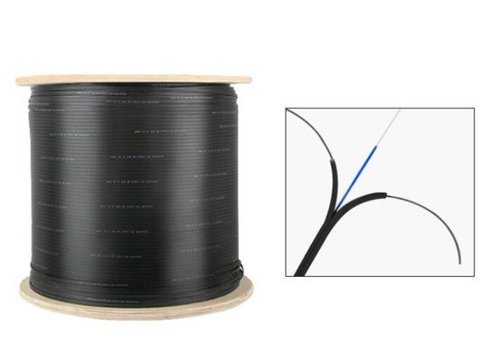 1 πυρήνων FTTH ενιαίο καλώδιο οπτικών ινών τρόπου εσωτερικό με το σακάκι LSZH
