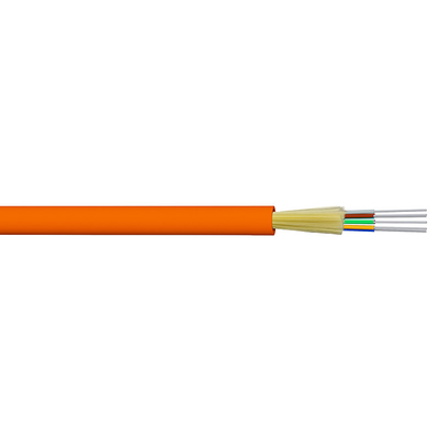 FTTH σφιχτό καλώδιο 24 πυρήνας GJFJV οπτικών ινών απομονωτών εσωτερικό για την κεραία και τον αγωγό