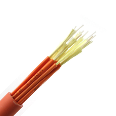 Υλικό πληρώσεως 3.0mm νημάτων Aramid εσωτερικό καλώδιο οπτικών ινών εναέριος Multicore 80 βαθμών