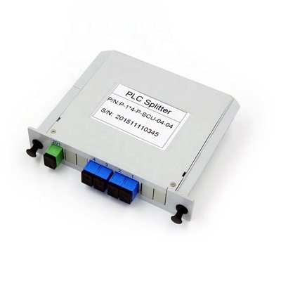 Οπτική ίνα θραυστών PLC FTTH 1x12 με την κασέτα συνδετήρων FTTH Sc/APC