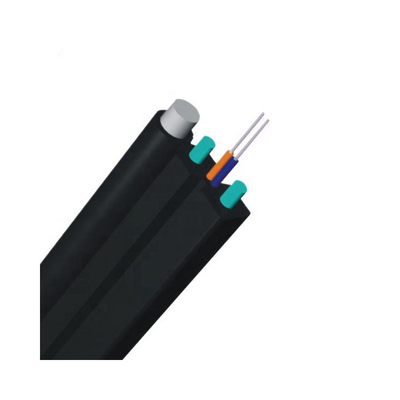 Υπαίθριο καλώδιο πτώσης Ftth ινών 1 2 4 6 8 12 FO 1.2mm χάλυβας STRAND LSZH GJYXH