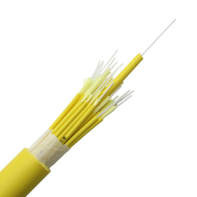 Ξεμπλοκάρισμα 24 PVC LSZH GJBFJH SM G657A1 ενιαίο καλώδιο οπτικών ινών τρόπου πυρήνων