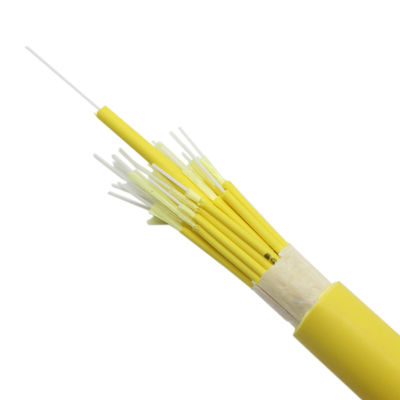 Ξεμπλοκάρισμα 24 PVC LSZH GJBFJH SM G657A1 ενιαίο καλώδιο οπτικών ινών τρόπου πυρήνων
