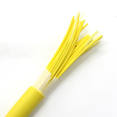 Ξεμπλοκάρισμα 24 PVC LSZH GJBFJH SM G657A1 ενιαίο καλώδιο οπτικών ινών τρόπου πυρήνων