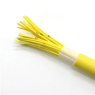Ξεμπλοκάρισμα 24 PVC LSZH GJBFJH SM G657A1 ενιαίο καλώδιο οπτικών ινών τρόπου πυρήνων