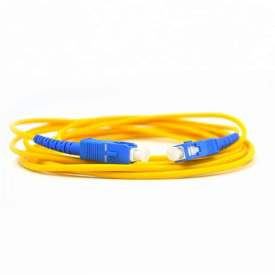 FTTH ενιαίο σκοινί μπαλωμάτων ινών τρόπου σκοινιού αλτών SC/UPC σε SC/UPC 1