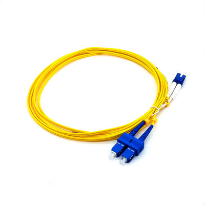 Μονοκατευθυντικό APC Sc G652D 2.0mm 1m στο σκοινί μπαλωμάτων οπτικών ινών Sc UPC
