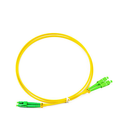 APC της 3M μονοκατευθυντικό LC σακακιών PVC LSZH ενιαίο σκοινί μπαλωμάτων ινών τρόπου
