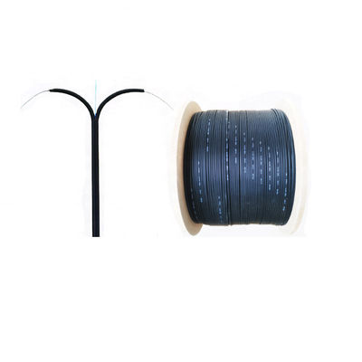 Καλώδιο πτώσης G657A FRP FTTH 2 ενιαίο καλώδιο οπτικών ινών τρόπου πυρήνων