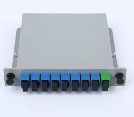 APC 1*8 SCUPC θραύστης PLC οπτικών ινών με τον τύπο ενθέτων