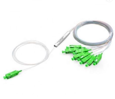 APC 1 Sc εισήγαγε 8 το θραύστη PLC οπτικών ινών σωλήνων χάλυβα παραγωγής 1x8