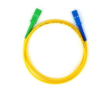 APC G652D G657A Sc UPC σκοινί μπαλωμάτων οπτικών ινών PVC LSZH