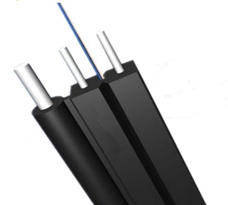Εσωτερικό καλώδιο πτώσης οπτικών ινών FTTH 2 πυρήνας 4 6 8 12 16 24 με το σακάκι LSZH