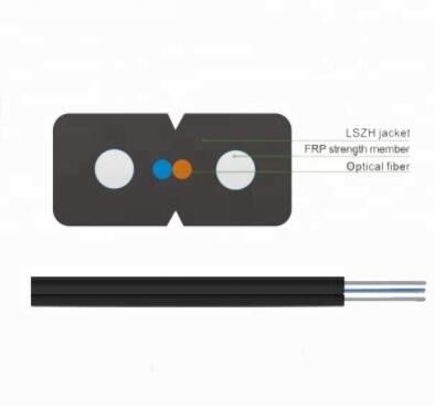 Καλώδιο οπτικών ινών μελών δύναμης χάλυβα FTTH Singldemode FRP KFRP