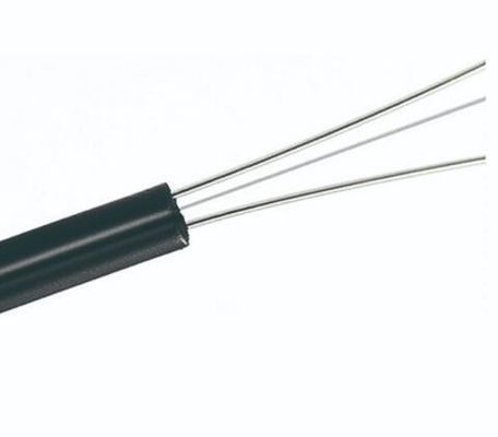 Σακάκι PVC G.652D G.657A LSZH 2 καλώδιο πτώσης οπτικής ίνας πυρήνων FTTH