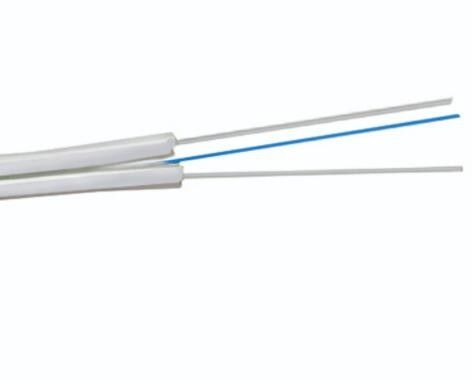 Σακάκι PVC G.652D G.657A LSZH 2 καλώδιο πτώσης οπτικής ίνας πυρήνων FTTH