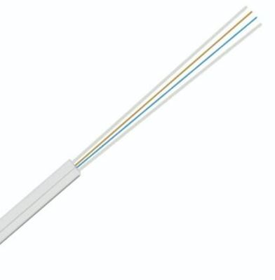 Σακάκι PVC G.652D G.657A LSZH 2 καλώδιο πτώσης οπτικής ίνας πυρήνων FTTH