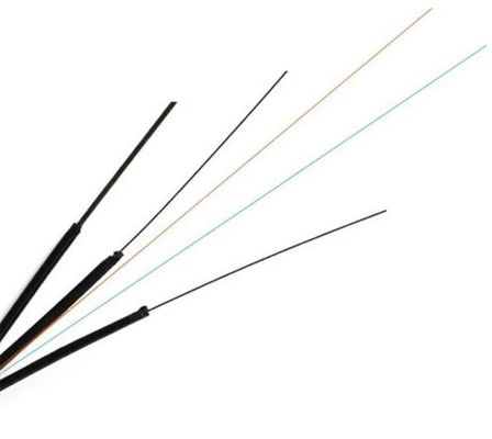 Χαμηλό τριβής LSZH καλώδιο οπτικών ινών θηκών FTTH επίπεδο με το μειωμένος αγγελιοφόρο