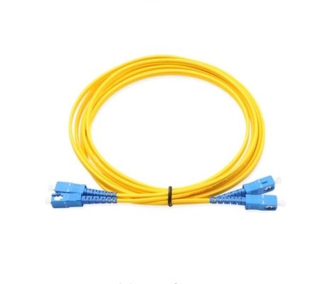 FTTH εύκαμπτο 0.9mm σκοινί μπαλωμάτων μετάλλων θωρακισμένο οπτικό με το συνδετήρα Sc/LC/FC