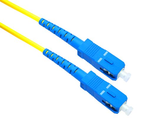 FTTH εύκαμπτο 0.9mm σκοινί μπαλωμάτων μετάλλων θωρακισμένο οπτικό με το συνδετήρα Sc/LC/FC