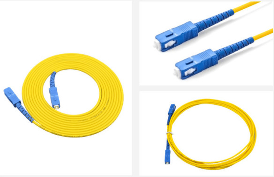 FTTH εύκαμπτο 0.9mm σκοινί μπαλωμάτων μετάλλων θωρακισμένο οπτικό με το συνδετήρα Sc/LC/FC