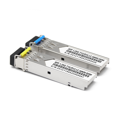 Πολυ πομποδέκτης 100KM ίνα οπτικό CWDM DWDM ινών τρόπου 10G SFP