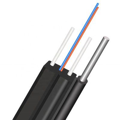 Καλώδιο οπτικών ινών G657A1 FTTH, εσωτερικό καλώδιο πτώσης συνδετήρων Sc LC 1310nm