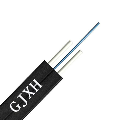 FTTH εσωτερικά 2 αφαιρεί τον πυρήνα το σακάκι καλωδίων πτώσης ινών 1260nm LSZH για το σύστημα καλωδίωσης δικτύων