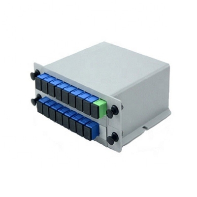 Οπτική ίνα θραυστών PLC FTTH 1x12 με την κασέτα συνδετήρων FTTH Sc/APC