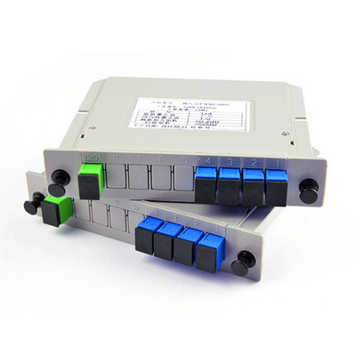 Οπτική ίνα θραυστών PLC FTTH 1x12 με την κασέτα συνδετήρων FTTH Sc/APC