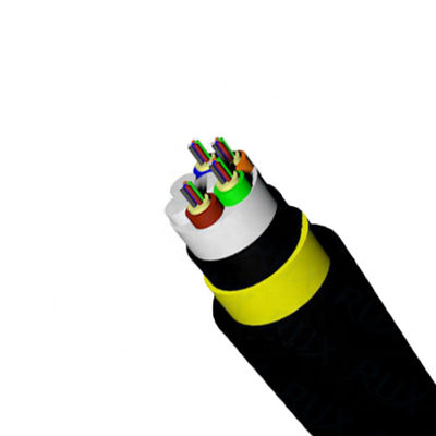 Υπαίθριο καλώδιο 12 οπτικών ινών επικοινωνίας ADSS G652D πυρήνας 24 32 48 72 96 144